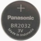 PANASONIC CR-2032PG/1B LITHIUM COIN BATTERY