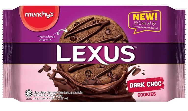 LEXUS COOKIES DARK CHOC 189G