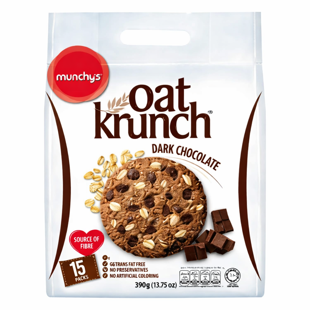 MUNCHYS OATKRUNCH DARK CHOCOLATE 390G