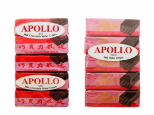 APOLLO MILK CHOCOLATE WAFER CREAM (12PCS×12G)