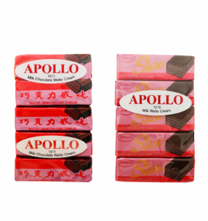 APOLLO MILK CHOCOLATE WAFER CREAM (12PCS×12G)