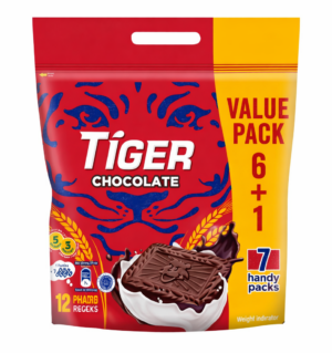 TIGER MULTIPACK CHOCOLATE BISCUITS 372.4G