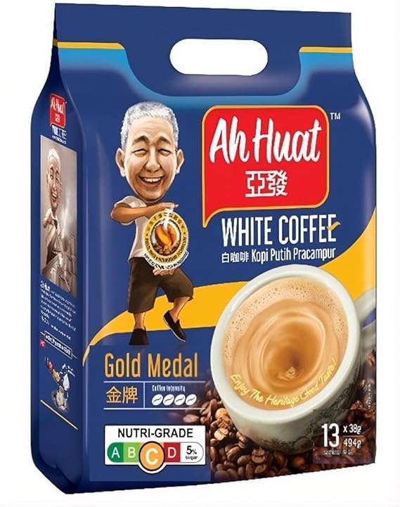 AH HUAT WHITE COFFEE GOLD MEDAL FD 38G X 15S