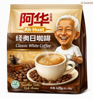 AH HUAT CLASSIC WHITE COFFEE 15SX28G