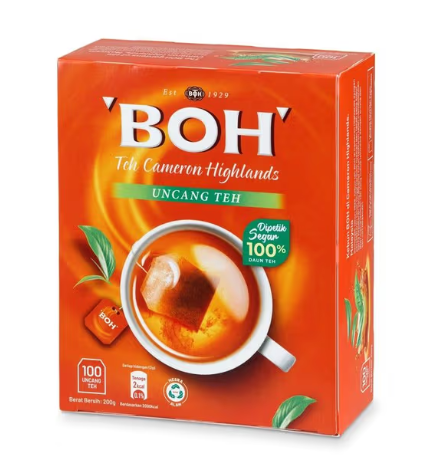 BOH DOUBLE CHAMBER TEABAGS 100S