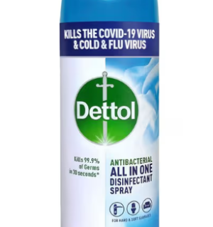 DETTOL DISINFECTANT SPRAY BREEZE 450ML