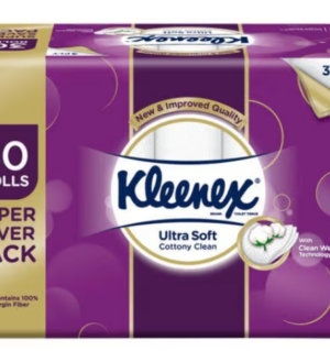 KLEENEX BATHROOM ULTRA SOFT REGULAR 3PLY 30RX190S