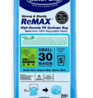 SEKOPLAS REMAX 30 HIGH-DENSITY PE GARBAGE BAG SMAL