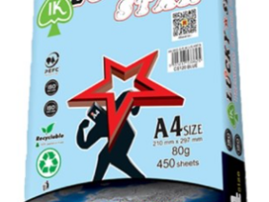 A4 PAPER LUCKY STAR LIGHT BLUE CS120 80GSM 450'S