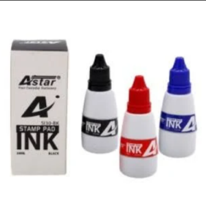 STAMP PAD INK ASTAR 28ML BLUE