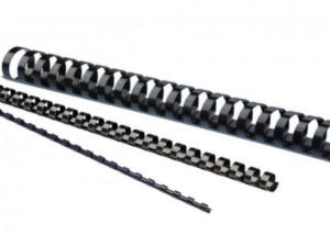 COMB BINDING 8MM BLACK 25-40'S 100'S/BX