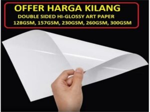 A4 GLOSS ART 2 SIDE 230GMS