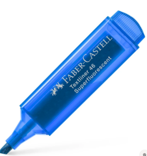 FABER CASTELL HIGHLIGHTER - BLUE