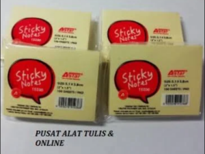 POST IT NOTE 1.5"x2" YELLOW - ASTAR