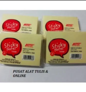 POST IT NOTE 1.5"x2" YELLOW - ASTAR