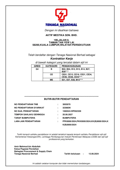 8. TNB CIDB